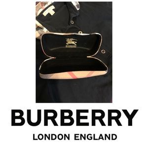 Burberry Sunglasses/Eyeglasses Hard Case Logo Classic Plaid Pattern